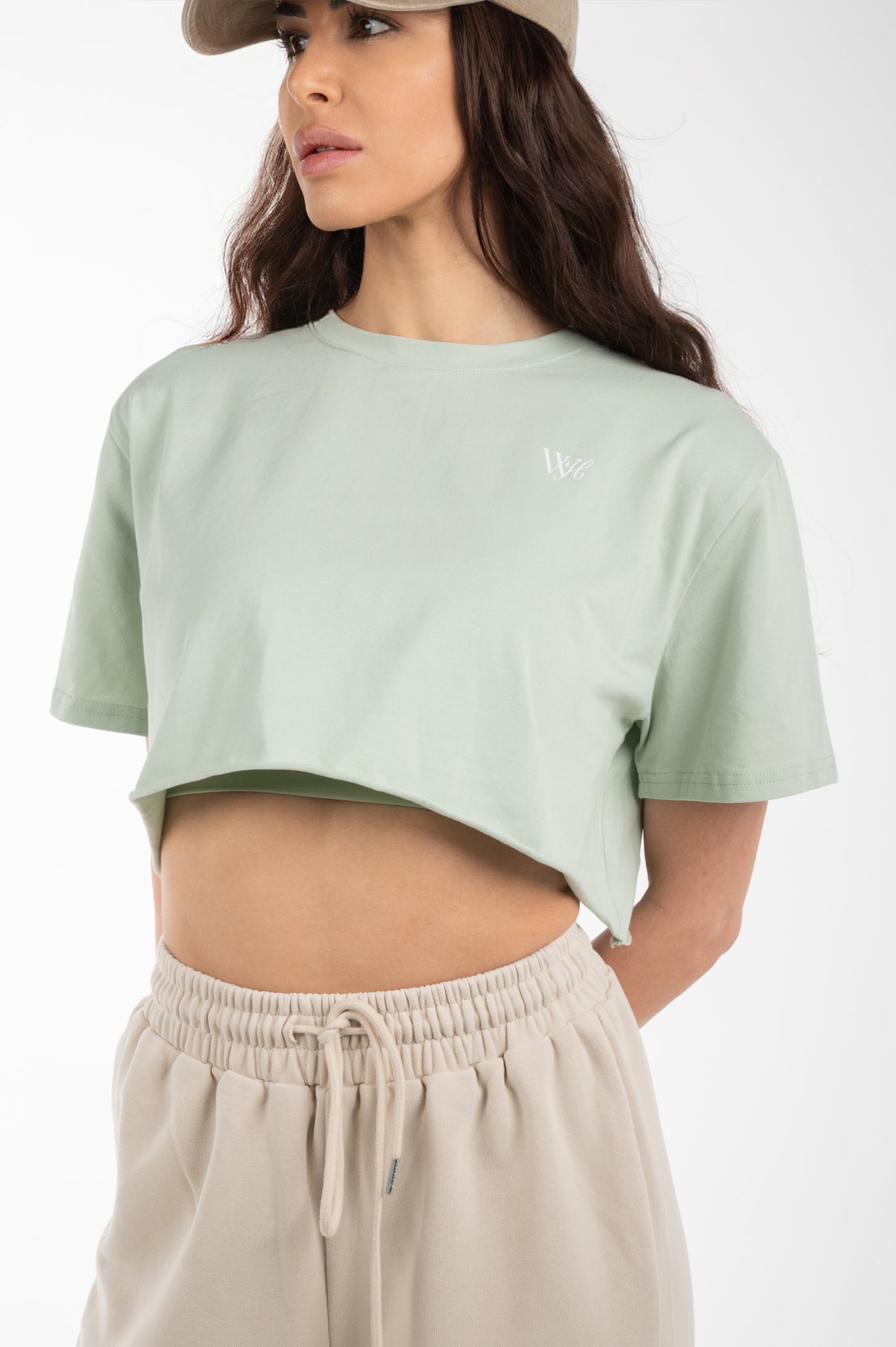 OVERSIZED CROPPED SPORTS TEE