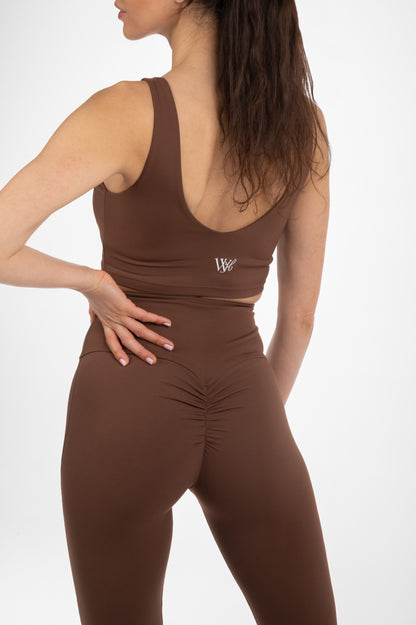 2 PIECES SPORTS SET (BRA + SCRUNCH-BUM LEGGING)